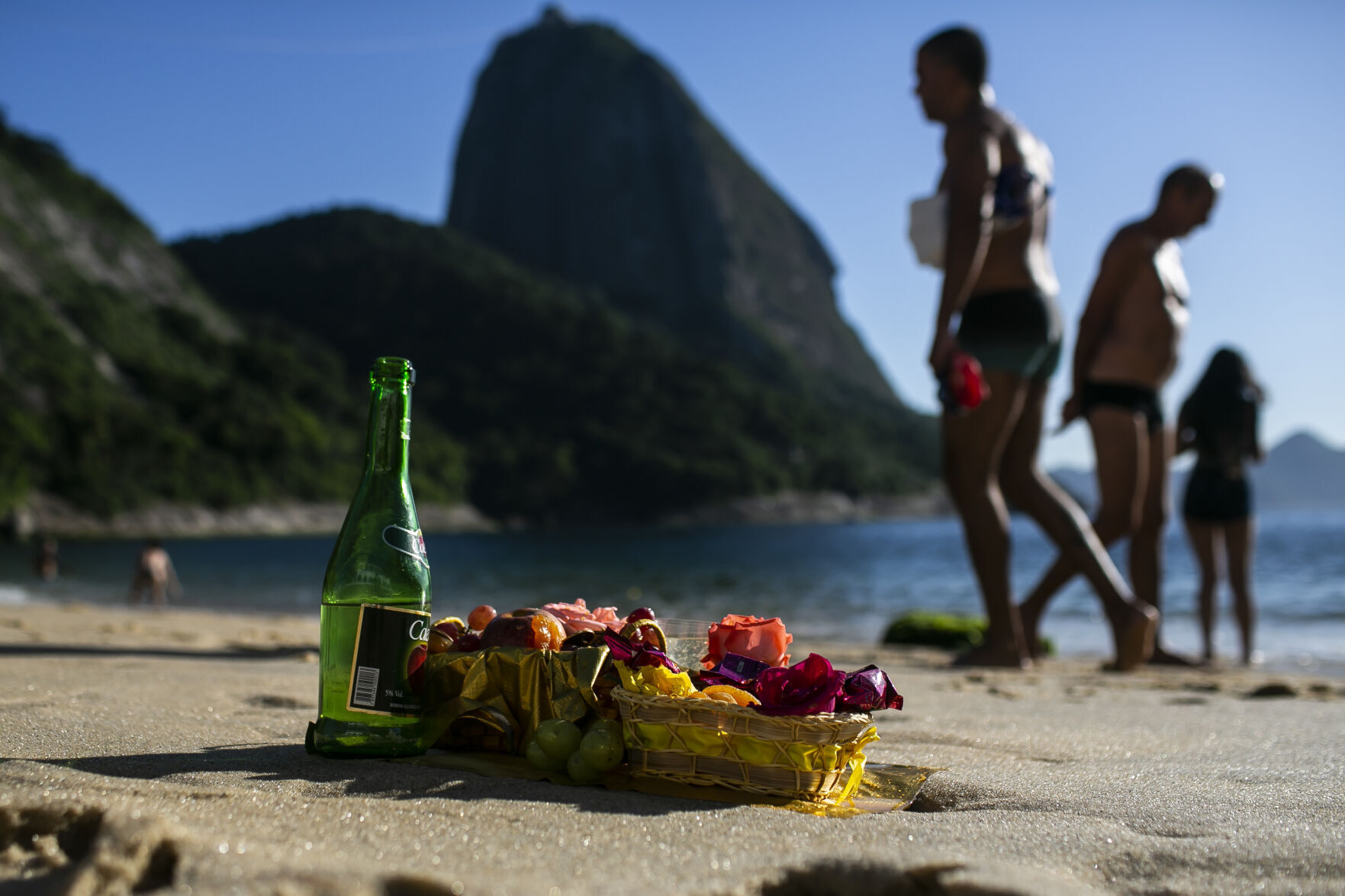Virus Outbreak Brazil - New Years Eve